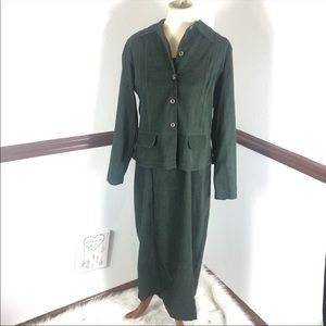 2pc dress and jacket Christopher & Banks size L